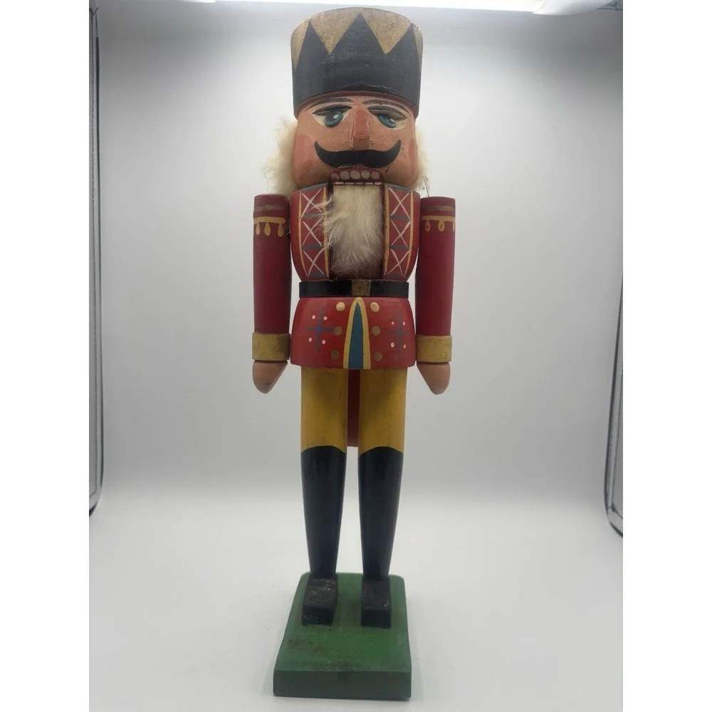 Lot Of 3 German Nutcracker Erzgebirgisch & Candle Holders‎ King Prince 14